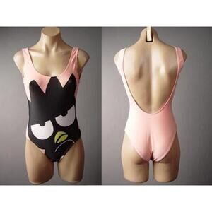 Forever 21 Pink and Black Character Bikini